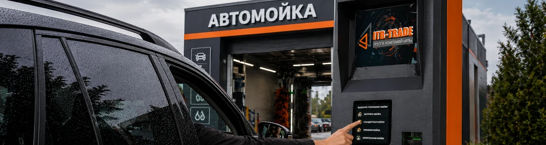 Автоматизация автомойки: терминалы самообслуживания и контроль доступа